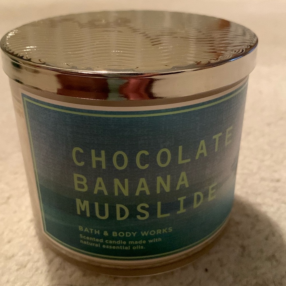 Bath & Body Works Chocolate Banana Mudslide candle (2022) 🍫🍌